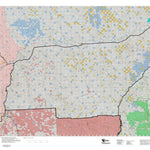 Montana HuntData LLC Montana Elk Hunting District 702 Land Ownerhip Map digital map