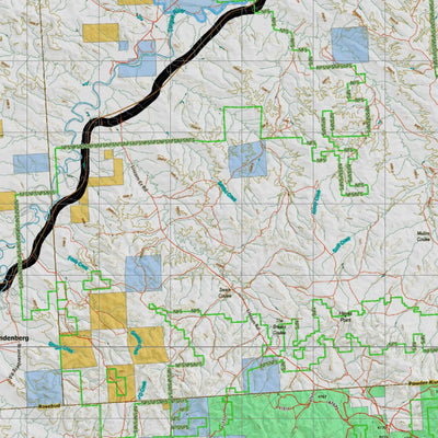 Montana HuntData LLC Montana Elk Hunting District 704 Land Ownerhip Map digital map