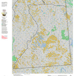 Montana HuntData LLC Montana Elk Hunting District 705 Land Ownerhip Map digital map