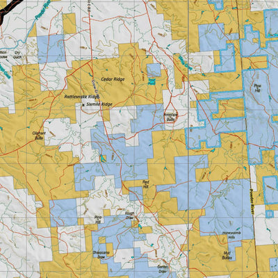 Montana HuntData LLC Montana Elk Hunting District 705 Land Ownerhip Map digital map