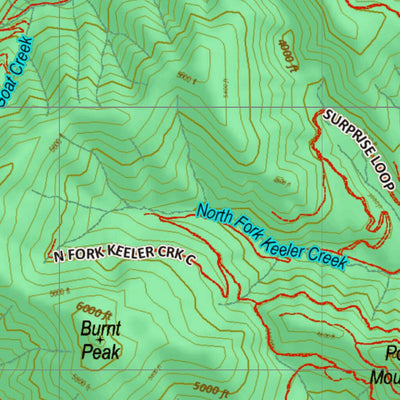 Montana HuntData LLC Montana Moose Hunting District 104 Land Ownerhip Map digital map