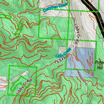 Montana HuntData LLC Montana Moose Hunting District 106 Land Ownerhip Map digital map