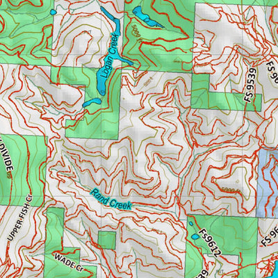 Montana HuntData LLC Montana Moose Hunting District 111 Land Ownerhip Map digital map