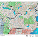 Montana HuntData LLC Montana Moose Hunting District 112 Land Ownerhip Map digital map