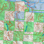 Montana HuntData LLC Montana Moose Hunting District 122 Land Ownerhip Map digital map