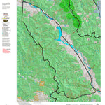 Montana HuntData LLC Montana Moose Hunting District 125 Land Ownerhip Map digital map