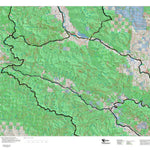 Montana HuntData LLC Montana Moose Hunting District 126 Land Ownerhip Map digital map