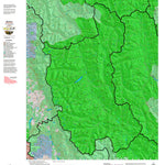 Montana HuntData LLC Montana Moose Hunting District 150 Land Ownerhip Map digital map