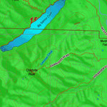 Montana HuntData LLC Montana Moose Hunting District 150 Land Ownerhip Map digital map