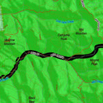 Montana HuntData LLC Montana Moose Hunting District 150 Land Ownerhip Map digital map