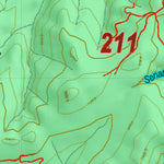 Montana HuntData LLC Montana Moose Hunting District 211 Land Ownerhip Map digital map