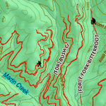 Montana HuntData LLC Montana Moose Hunting District 211 Land Ownerhip Map digital map