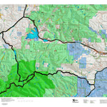 Montana HuntData LLC Montana Moose Hunting District 214 Land Ownerhip Map digital map