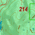 Montana HuntData LLC Montana Moose Hunting District 214 Land Ownerhip Map digital map