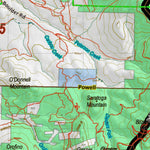 Montana HuntData LLC Montana Moose Hunting District 215 Land Ownerhip Map digital map