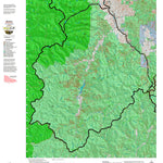 Montana HuntData LLC Montana Moose Hunting District 250 Land Ownerhip Map digital map