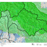 Montana HuntData LLC Montana Moose Hunting District 280 Land Ownerhip Map digital map