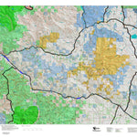 Montana HuntData LLC Montana Moose Hunting District 292 Land Ownerhip Map digital map
