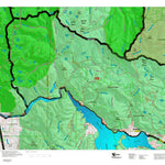 Montana HuntData LLC Montana Moose Hunting District 309 Land Ownerhip Map digital map