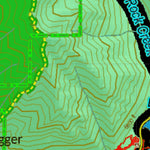 Montana HuntData LLC Montana Moose Hunting District 309 Land Ownerhip Map digital map
