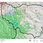 Montana HuntData LLC Montana Moose Hunting District 315 Land Ownerhip Map digital map
