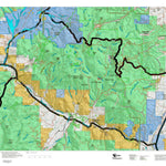 Montana HuntData LLC Montana Moose Hunting District 319 Land Ownerhip Map digital map