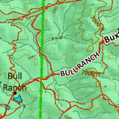 Montana HuntData LLC Montana Moose Hunting District 319 Land Ownerhip Map digital map