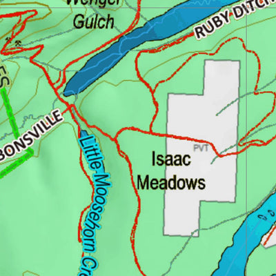 Montana HuntData LLC Montana Moose Hunting District 327 Land Ownerhip Map digital map