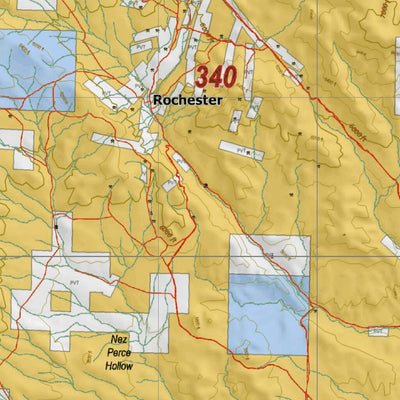 Montana HuntData LLC Montana Moose Hunting District 340 Land Ownerhip Map digital map