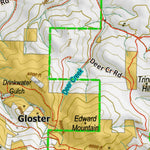 Montana HuntData LLC Montana Moose Hunting District 343 Land Ownerhip Map digital map