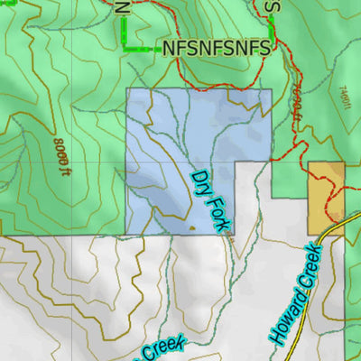 Montana HuntData LLC Montana Moose Hunting District 361 Land Ownerhip Map digital map