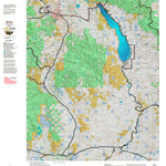 Montana HuntData LLC Montana Moose Hunting District 380 Land Ownerhip Map digital map