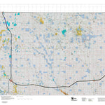 Montana HuntData LLC Montana Moose Hunting District 401 Land Ownerhip Map digital map
