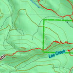 Montana HuntData LLC Montana Moose Hunting District 415 Land Ownerhip Map digital map