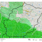 Montana HuntData LLC Montana Moose Hunting District 513 Land Ownerhip Map digital map