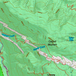 Montana HuntData LLC Montana Moose Hunting District 516 Land Ownerhip Map digital map