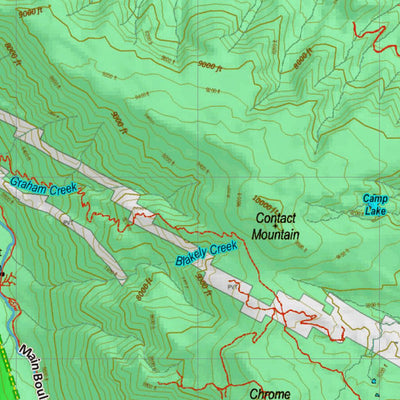 Montana HuntData LLC Montana Moose Hunting District 516 Land Ownerhip Map digital map