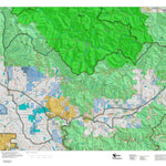 Montana HuntData LLC Montana Mule Deer Hunting District 281 Land Ownerhip Map digital map