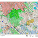Montana HuntData LLC Montana Mule Deer Hunting District 283 Land Ownerhip Map digital map