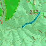Montana HuntData LLC Montana Mule Deer Hunting District 283 Land Ownerhip Map digital map