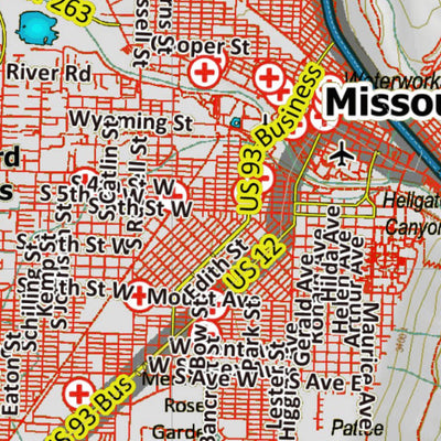 Montana HuntData LLC Montana Mule Deer Hunting District 283 Land Ownerhip Map digital map