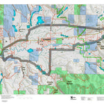 Montana HuntData LLC Montana Mule Deer Hunting District 284 Land Ownerhip Map digital map