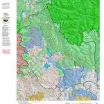 Montana HuntData LLC Montana Mule Deer Hunting District 285 Land Ownerhip Map digital map