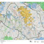 Montana HuntData LLC Montana Mule Deer Hunting District 291 Land Ownerhip Map digital map