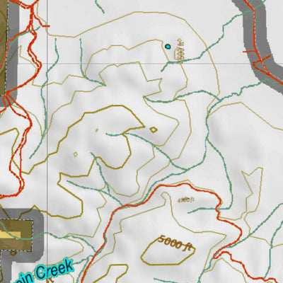 Montana HuntData LLC Montana Mule Deer Hunting District 298 Land Ownerhip Map digital map