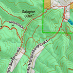 Montana HuntData LLC Montana Mule Deer Hunting District 300 Land Ownerhip Map digital map