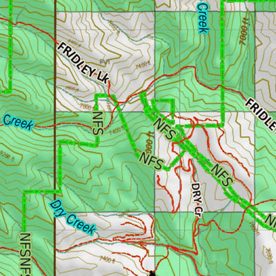 Montana HuntData LLC Montana Mule Deer Hunting District 301 Land Ownerhip Map digital map