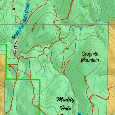 Montana HuntData LLC Montana Mule Deer Hunting District 302 Land Ownerhip Map digital map