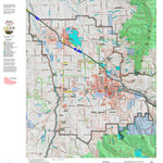 Montana HuntData LLC Montana Mule Deer Hunting District 309 Land Ownerhip Map digital map