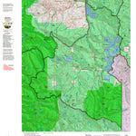 Montana HuntData LLC Montana Mule Deer Hunting District 310 Land Ownerhip Map digital map